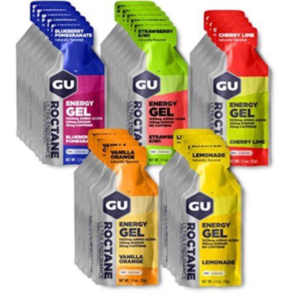 Gu Energy Roctane Ultra Endurance Energy Gel  Assorted Flavors  24-count