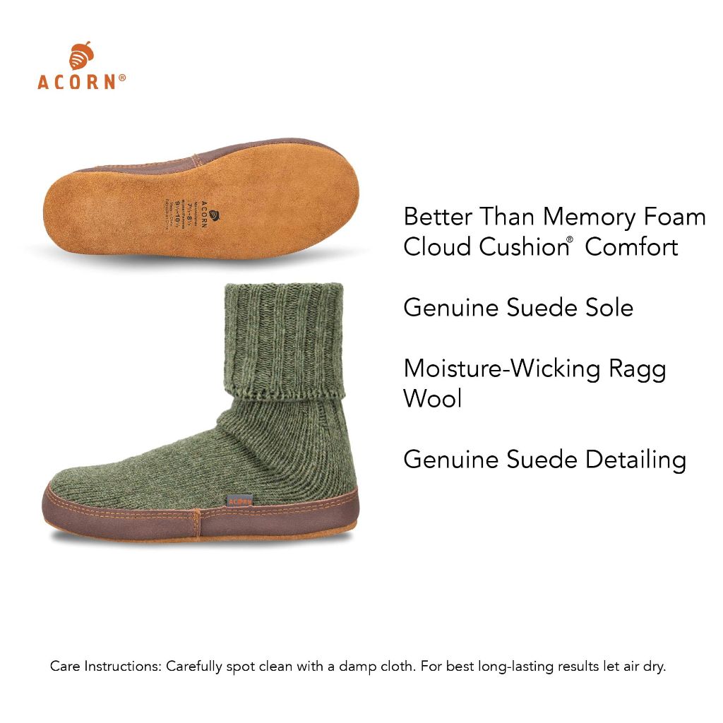 Acorn Mens and Womens Original Slipper Socks