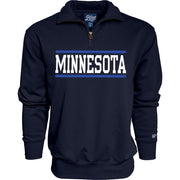 Minnesota Timberwolves NBA Officially Licensed Quarter Zip Sweatshirt Team Color, Medium