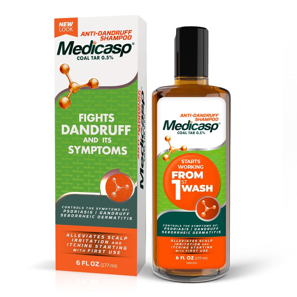 Medicasp Coal Tar Anti-Dandruff Shampoo - 6 fl. oz.