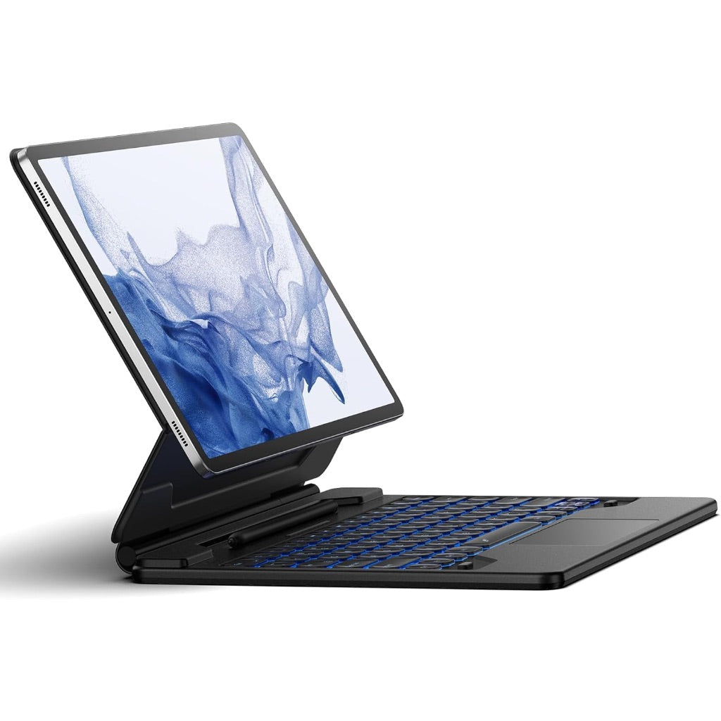 Dexnor Keyboard Case for Samsung Galaxy Tab S10+ Plus/S9+ Plus - Black