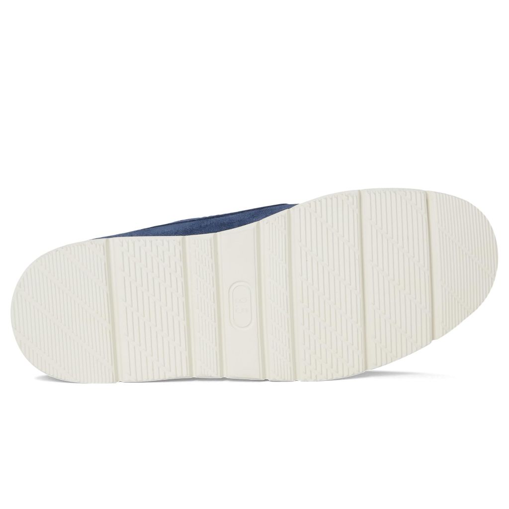 Steve Madden Mens KOLT Moc Toe, Navy Suede, 7.5