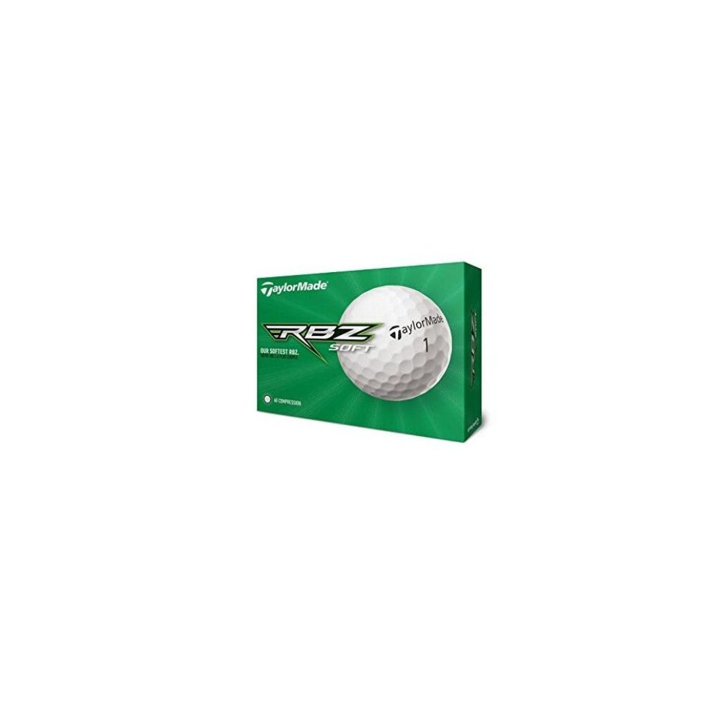 TaylorMade RBZ Soft Dozen Golf Balls, White,2021