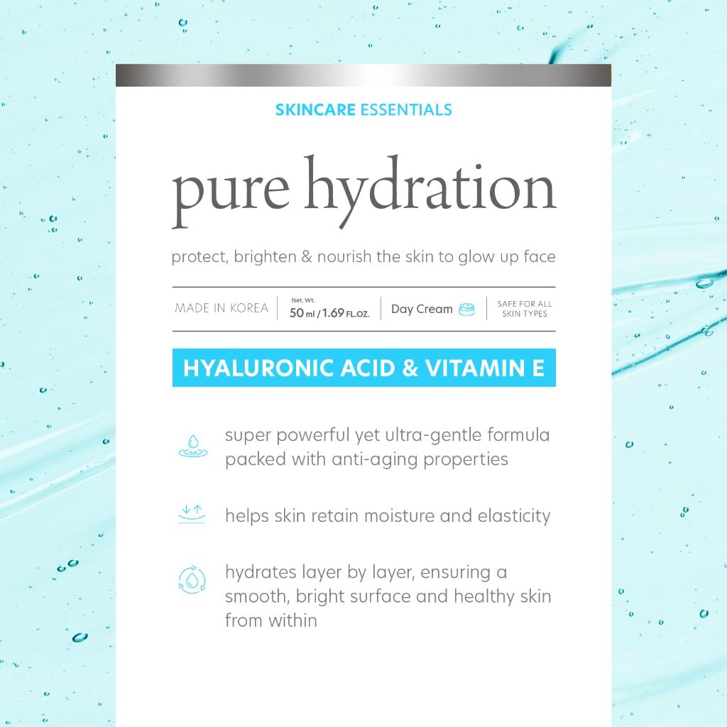 Pure Formula Hyaluronic Acid & Vitamin E Daily Face Moisturizer - 1.69 fl. oz.