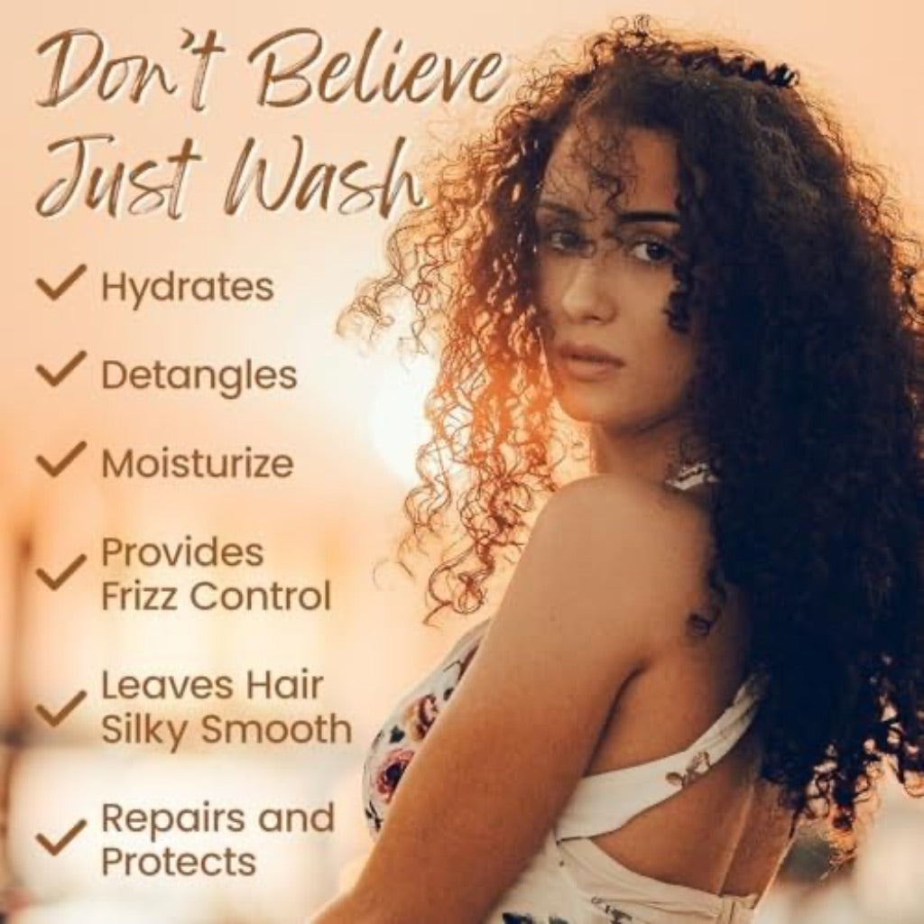 Filpo Hair Detangler Spray with Argan Oil  8 Fl Oz Frizz Control Hair Spray
