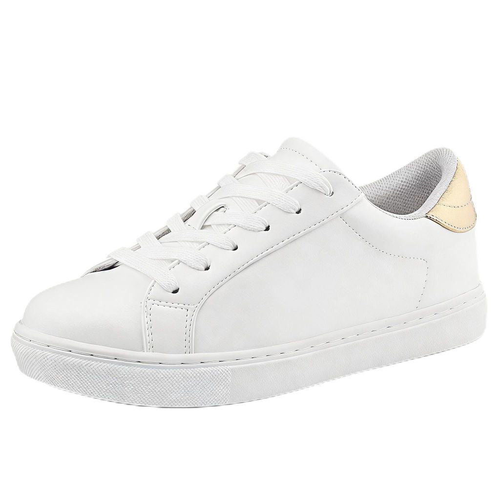PARTY Women's Fashion Sneaker Lace Up Low Top Comfortable Cushioned Walking Shoes,Podcast,Silver Met,9
