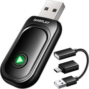 MuxeSKY Carplay Wireless Adapter, Converts Wired to Wireless Carplay Dongle | Black