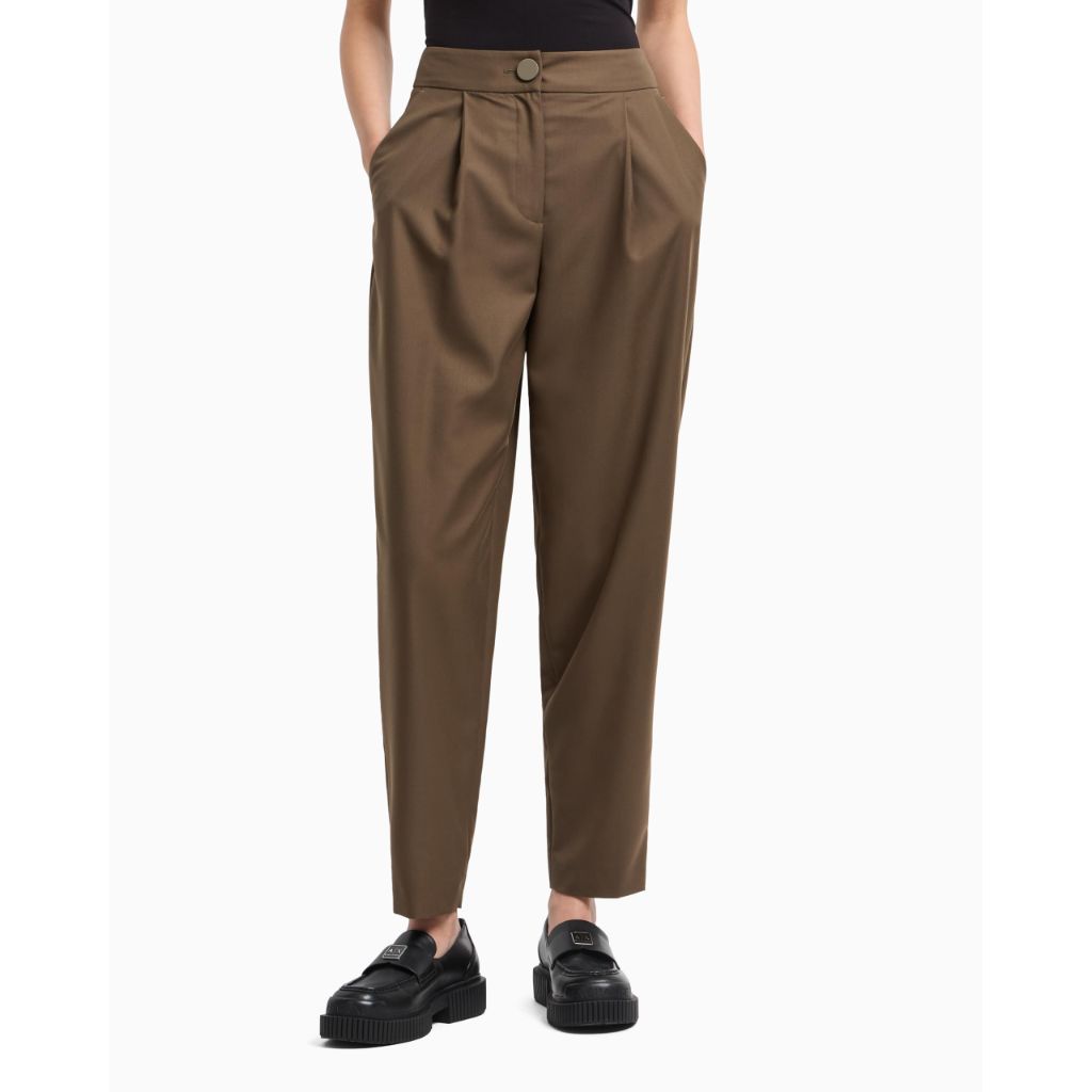 Armani Exchange Women's Pleated Trouser, Doha, 14