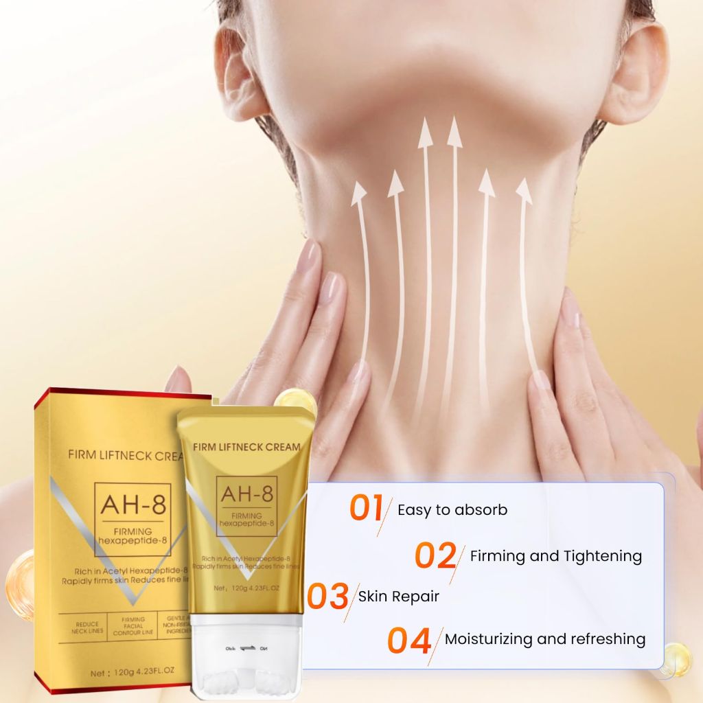 Betginq AH-8 Firming Neck Cream with Roller | 4.23fl oz