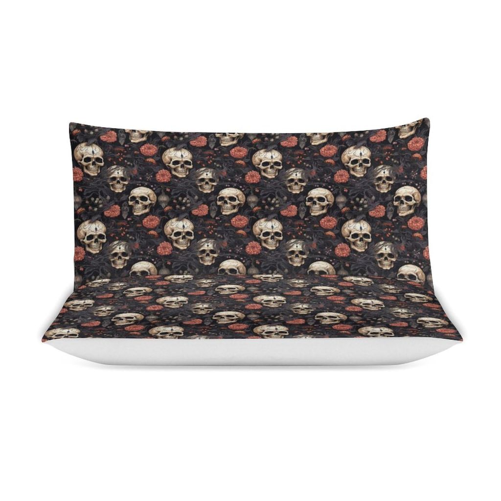 Skull Bedding Set Twin Size Skeleton Comforter