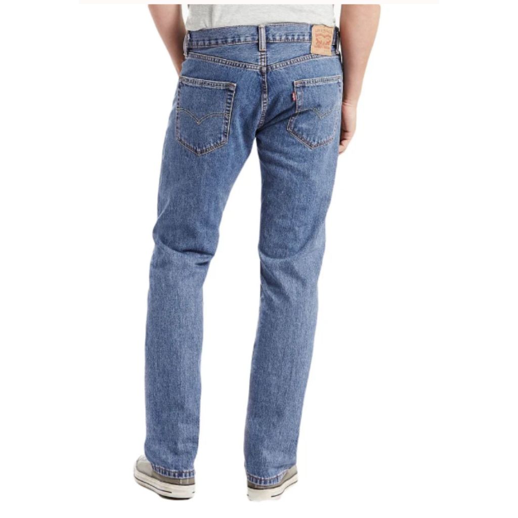 Levi's Mens 505 Regular Fit Jeans - Medium Stonewash 32x30