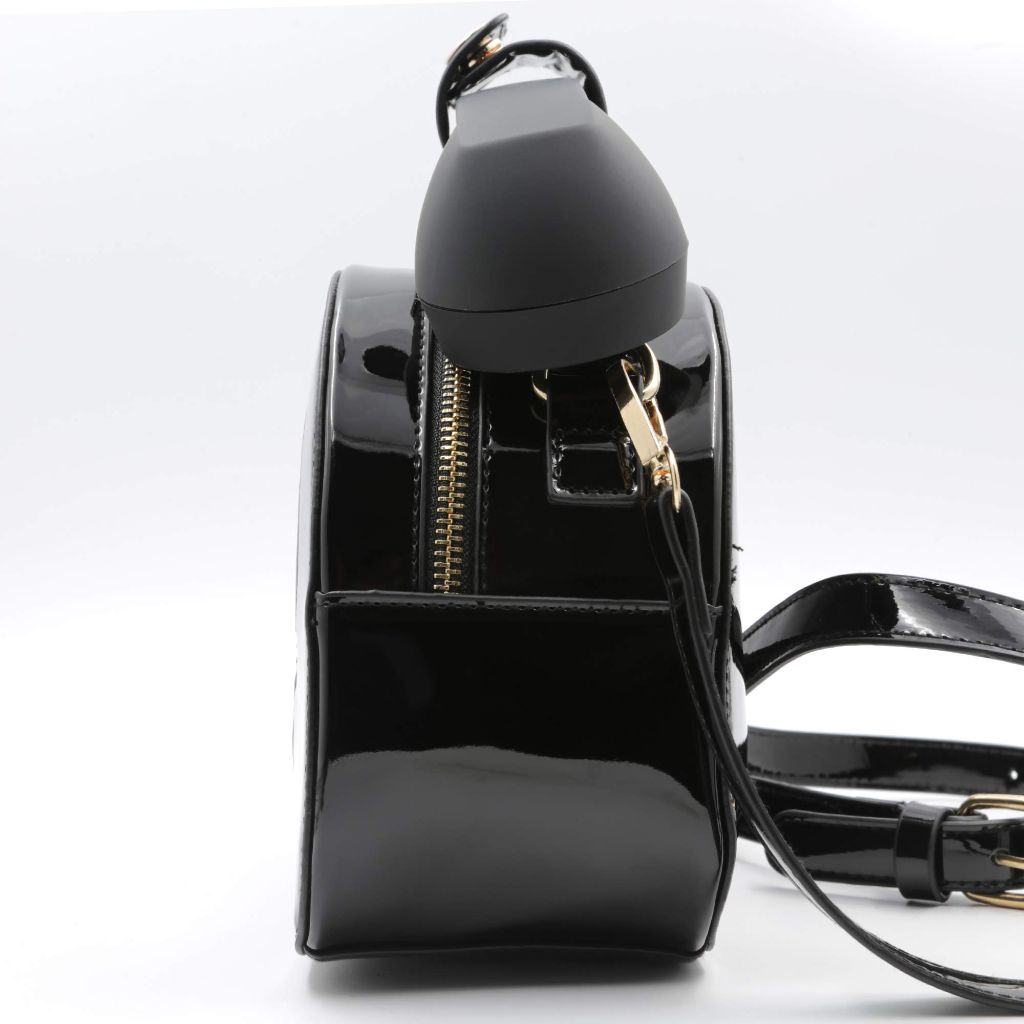 Retro Telephone Crossbody Shoulder Bag Purse - Black