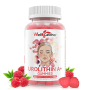 Well Catcher Urolithin A+ Supplement, Sugar Free, Raspberry Flavor - 60 gummies