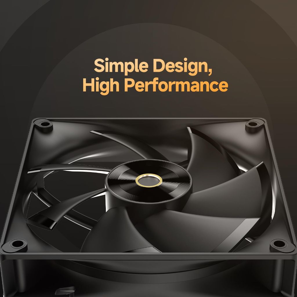 Ocypus Delta F12 ARGB 120 mm PC Case Fan | Black -1PK