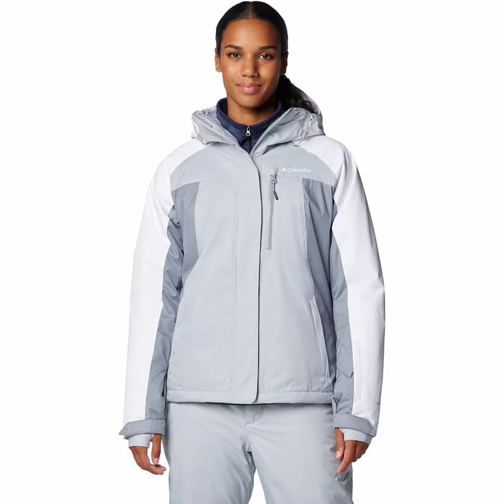 Columbia Women's Snowy Summit Insulated Jacket - Cirrus Gray, Size Large