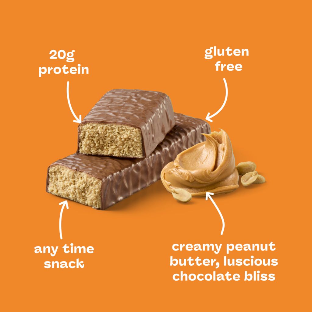 Think! Protein Bars, Creamy Peanut Butter - 12ct (2.1oz per Bar)