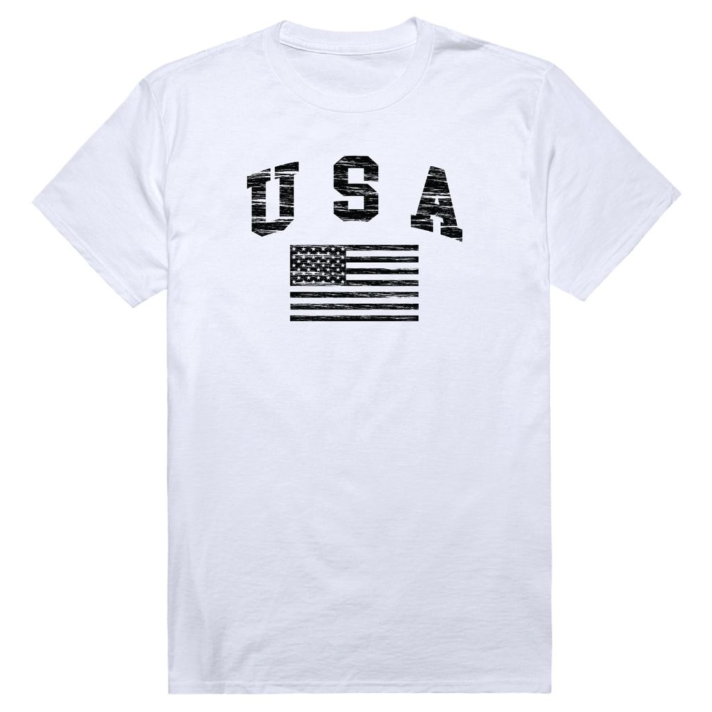 Rapiddominance Essential Graphic Tees, White, Small