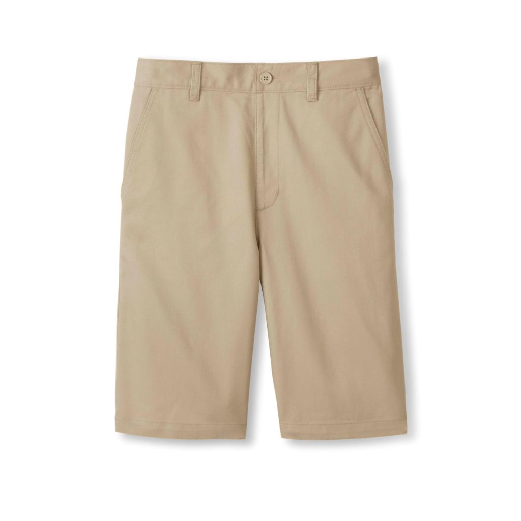 SZ 10H, French Toast Boys' Pull-On Twill Chino Shorts, Khaki