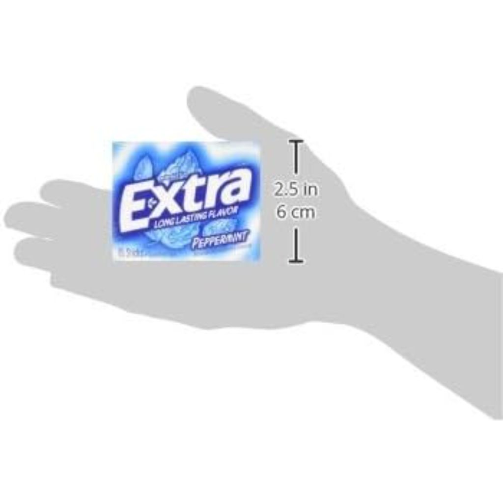 Wrigleys Extra Gum Peppermint (Pack of 10), Assorted