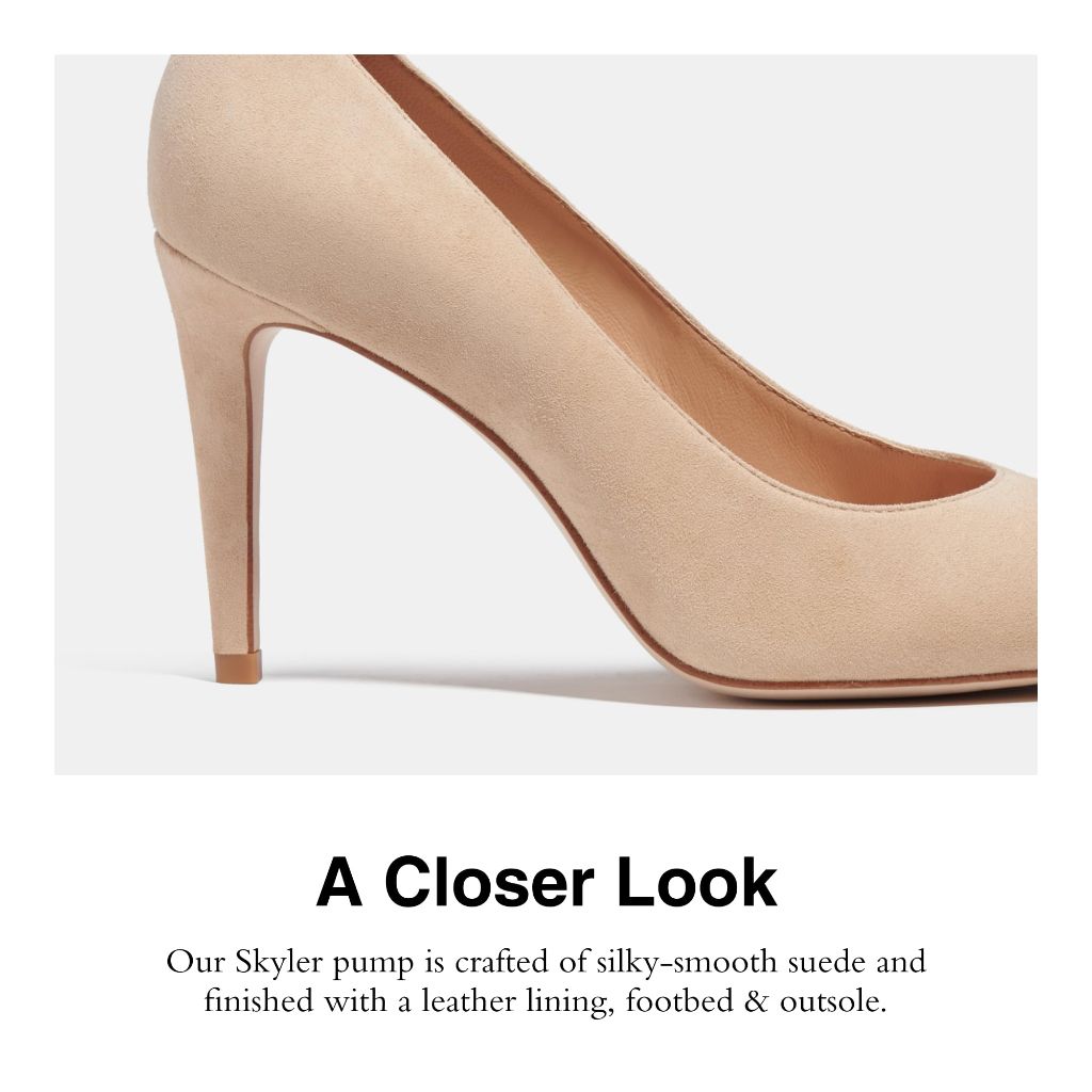 COACH Skyler Suede Pump, Beechwood - size 11B