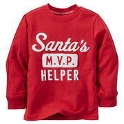 Carter's Baby Boy's Slogan Tee - Santas MVP - 9 Months