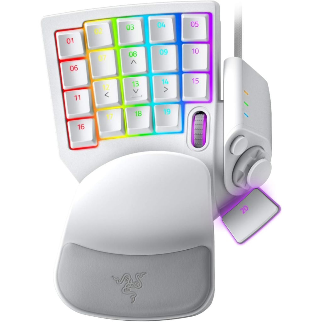 Razer Tartarus Pro Gaming Keypad - Mercury White
