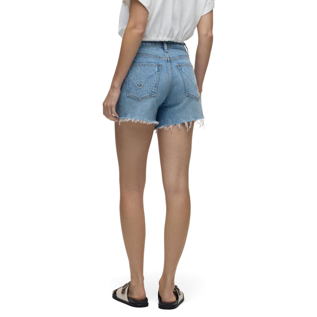HUDSON Women's Devon High-Rise Boyfriend Short, Anthem, Size 24