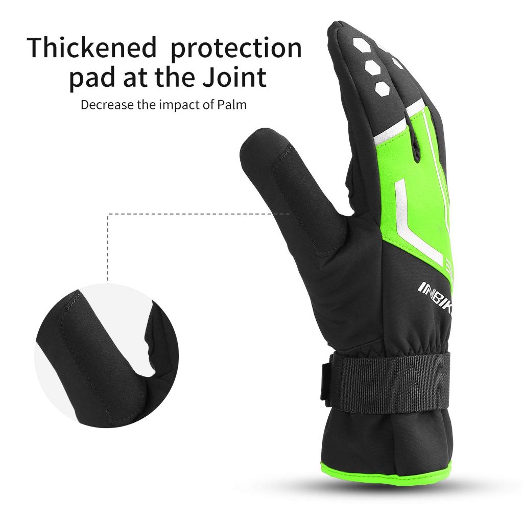 INBIKE Cycling Gloves for Men for Cold Weather Riding, XL
