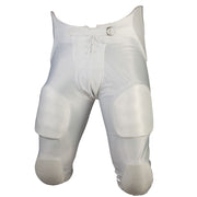 SZ SY Cramer Football Game Pants, 7 Pads with Hip, Tailbone, Thigh, and Knee Pads,  White