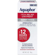 Aquaphor Itch Relief Ointment Maximum Strength with 1% Hydrocortisone, 2 oz