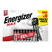 Energizer Max AAA Alkaline Batteries, 8-Pack