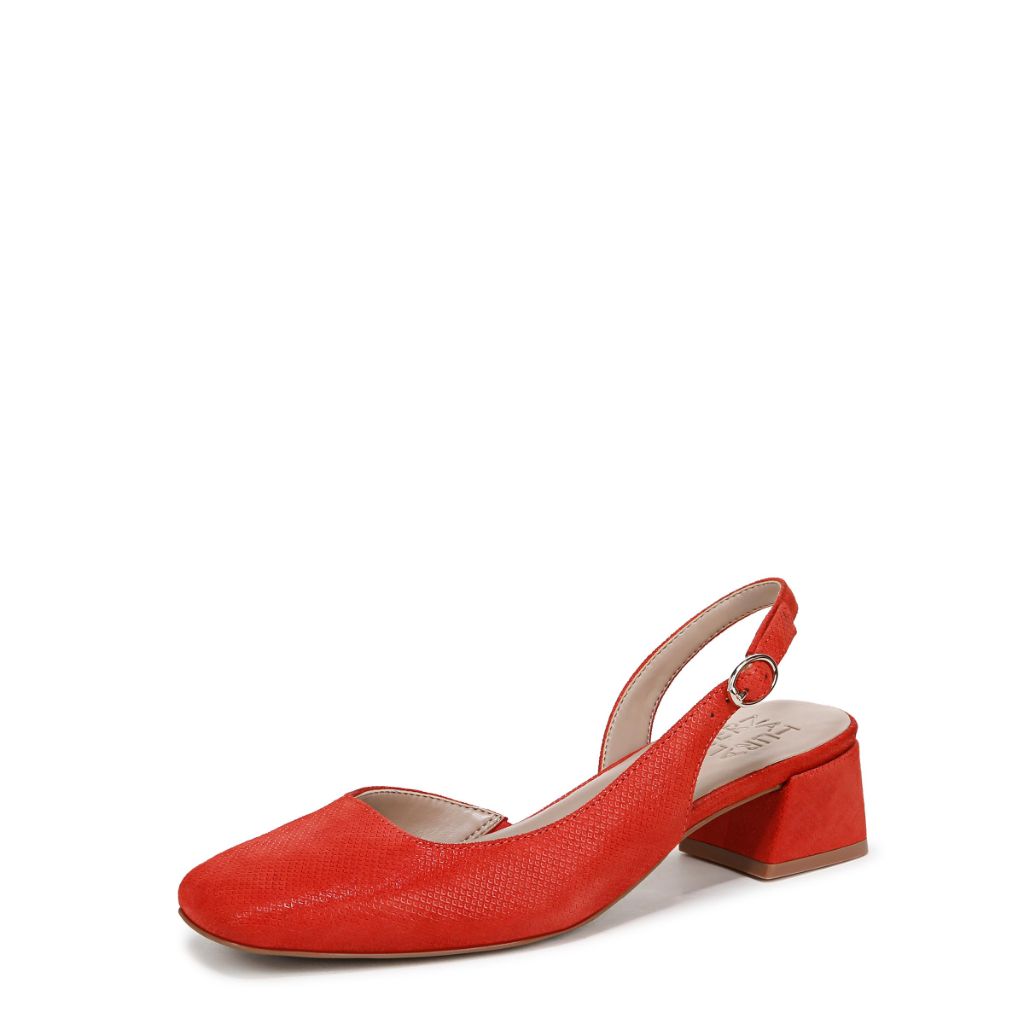 Naturalizer Womens Jayla Pump Maserati Red Suede 6.5 W