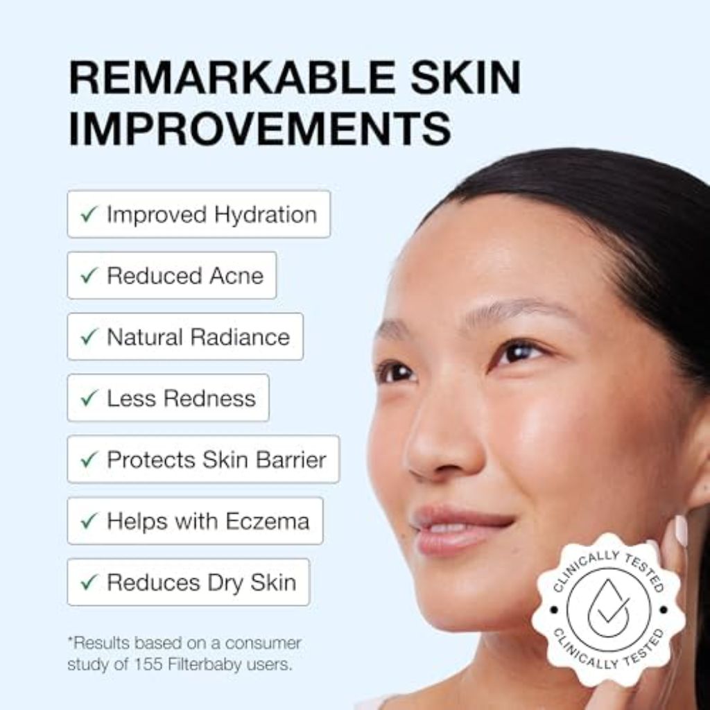 Filterbaby 2.0 Bathroom Sink Faucet Skincare Filter - White