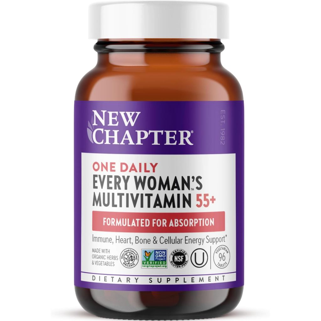 New Chapter One Daily Every Woman's Multivitamin 55+ - 96 Tablets