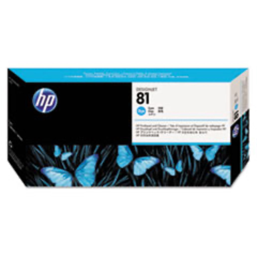 HP 81 Cyan Cyan Printhead and Cleaner C4951A