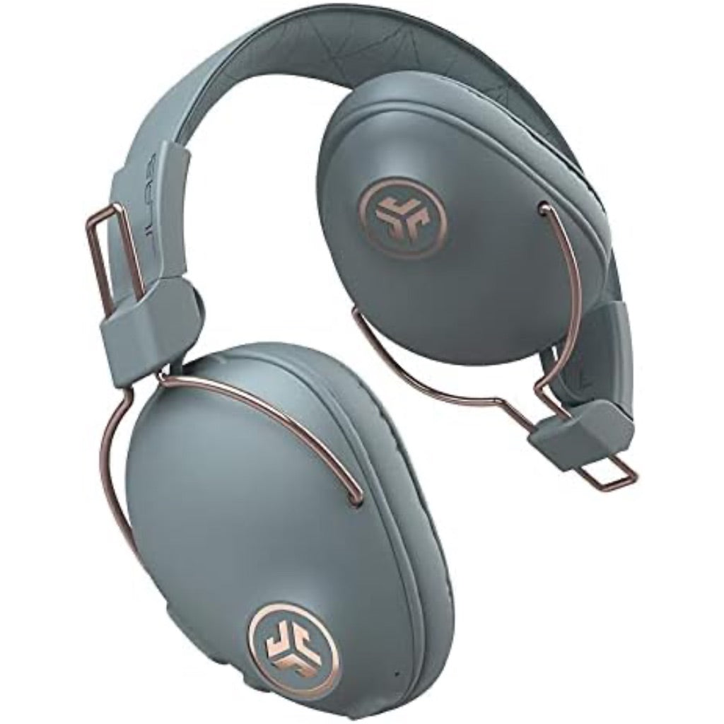 JLab Studio Pro Bluetooth Wireless Over-Ear Headphones, 50+ Hour Bluetooth 5 Playtime, EQ3 Sound, Ultra-Plush Faux Leather & Cloud Foam Cushions, Track and Volume Controls (Slate)