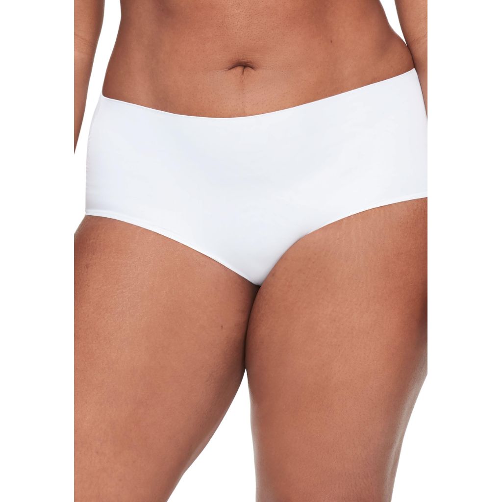 Warners Smooth It Over Front-Smoothing High Waist Brief - White, Size M/6