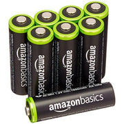 Amazon Basics Pre-Charged Rechargeable Batteries - AA - 8 Pack