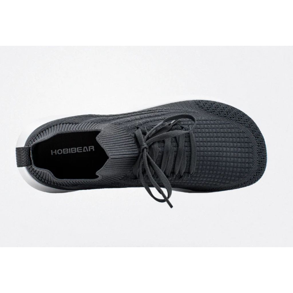 Hobibear Men's Wide Toe Box Running Shoes - Gray, Size 8.5