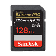 SANDISK 128GB Extreme PRO SDXC UHS-I Memory Card - C10, U3, V30, 4K UHD, SD Card - SDSDXXD-128G-GN4IN