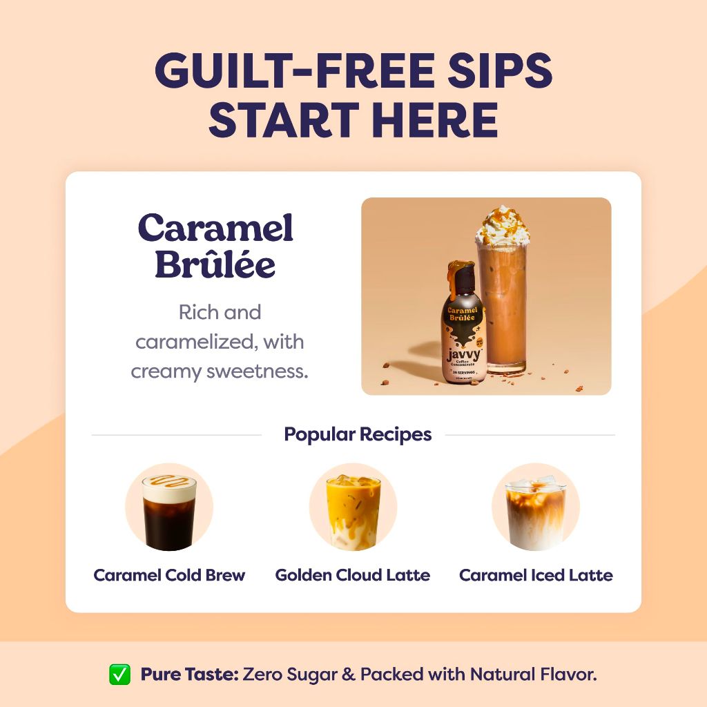 Coffee Concentrate - Limited Release Flavors - 35 Servings - Caramel Brulee