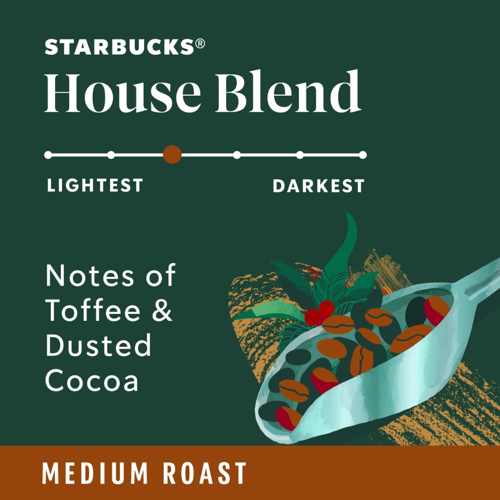 Starbucks House Blend Keurig K-Cup Coffee Pods, 10ct.