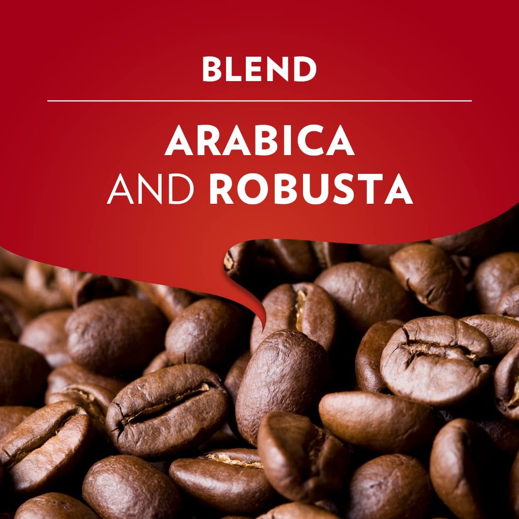 Lavazza Qualità Rossa Whole Bean Coffee, Medium Roast, Arabica and Robusta Blend - 2.2lb