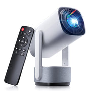 SOOMFON Mini Projector with WiFi and Bluetooth - 1080P Support Small Portable Movie Projector with 6W Speaker
