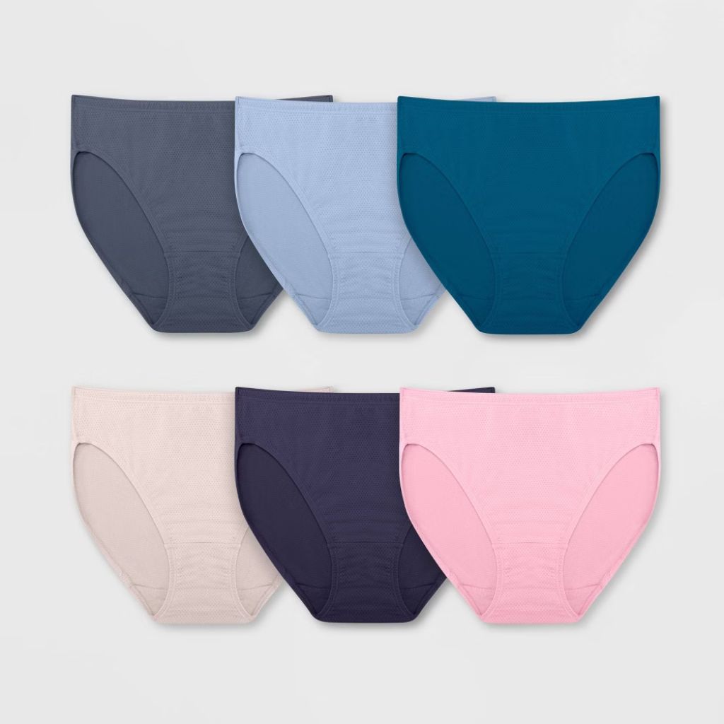 Fruit of the Loom Women s Breathable Micro-Mesh Underwear  6-Pack