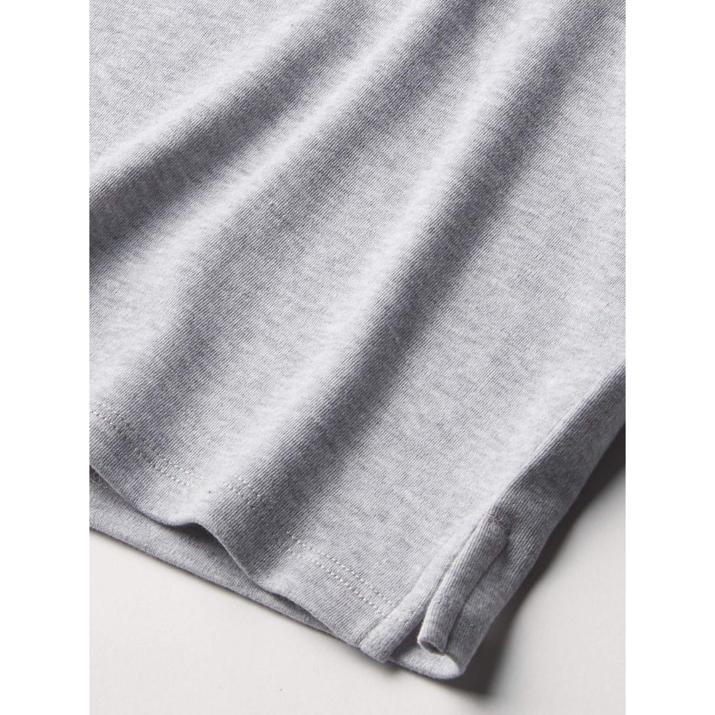 SZ 8-10, Nautica Girls' Big Boys' School Uniform Short Sleeve Pique Polo, Grey Heather