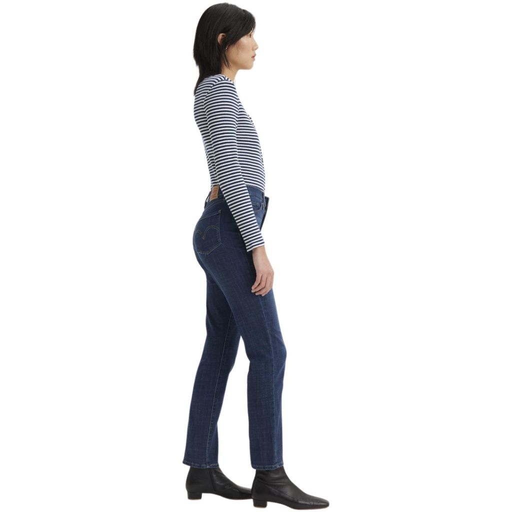 Levi's Women's Classic Straight Jeans, Lapis Dark Horse, 28/30 Regular