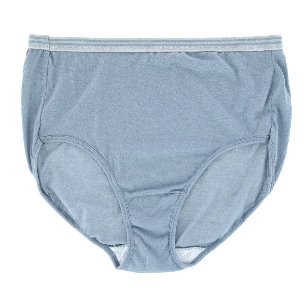 Fruit of the Loom Fit for Me Womens Plus Heather Assorted Brief Underwear, 6 Pack, 13, ASSORTED
