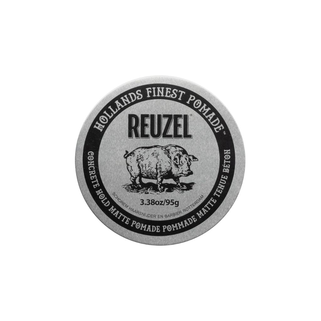 REUZEL Concrete Matte Pomade, Strong All Day Hold