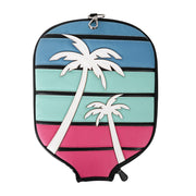 Big Crazy Pickleball Paddle Cover, Coconut Tree Paddle Cover, Pickleball Paddle Case with Hangable Hook,